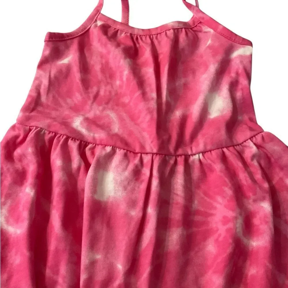 The Children's Place Pink Tiered‎ Ruffled Sundress - Picture 2 of 5